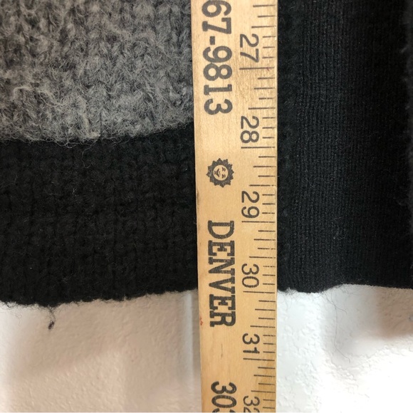 Smartwool Women's Moon Ridge Cardigan Sweater Wrap Gray Black Size Medium - Picture 6 of 13